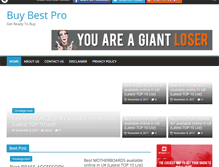Tablet Screenshot of buybestpro.com